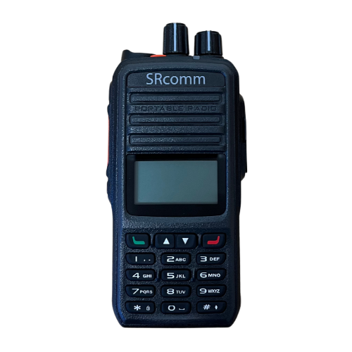 SRCommunications SR-D3U UHF 400-470MHz 256 Channels 16 Zone 4 Watt GPS IP Roaming Digital/Analog DMR Radio