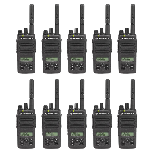 10 Pack of Motorola XPR3500e UHF 403-527MHz MOTOTRBO Digital Bluetooth WIFI Radio AAH02RDH9VA1AN NON-IS (New Customer Return)