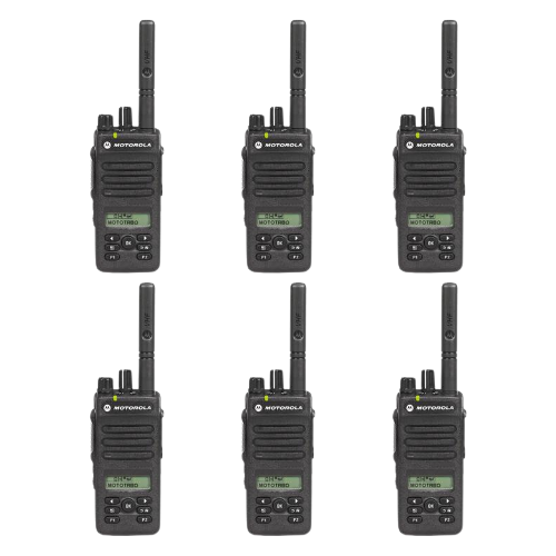 6 Pack of Motorola XPR3500e UHF 403-527MHz MOTOTRBO Digital Bluetooth WIFI Radio AAH02RDH9VA1AN NON-IS (New Customer Return)