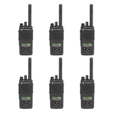 6 Pack of Motorola XPR3500e UHF 403-527MHz MOTOTRBO Digital Bluetooth WIFI Radio AAH02RDH9VA1AN NON-IS (New Customer Return)