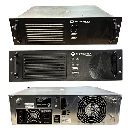 Used Motorola XPR8400 AAM27TRR9JA7BN UHF 450-527MHz 40 Watt Digital DMR MOTOTRBO Repeater (No Duplexer)