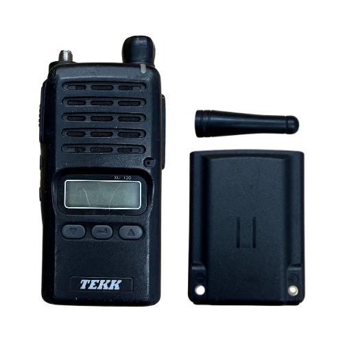 Used Tekk XU-100 UHF 128 Channels Compact Handheld Radio with Display