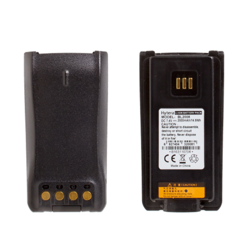 Hytera BL2008 Li-Ion 2000mAh Battery for PD70X PD70XG PD78X PD78XG PD88X