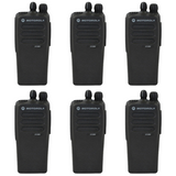 6 Pack of Motorola CP200D VHF Digital MOTOTRBO 136-174Mhz 16Ch 5W AAH01JDC9JA2AN Portable Radio (Open-Box/Customer Return)