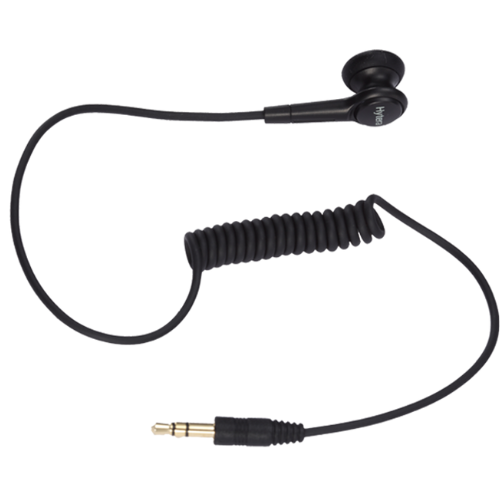 Hytera ES-01 Receive-Only Earbud 3.5mm Plug for BD302i BD352i BD502i BD552i PD402i PD502i PD562i PD602i PD662i PD682i PD702i PD782i PDC760 PTC760 PTC680 Z1p PT590 and more