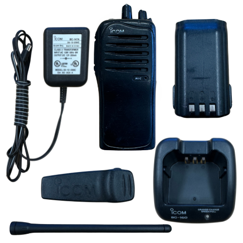 Used Icom IC-F4011 4 Watt 16 Channel 400-470MHz Portable Two-Way Radio