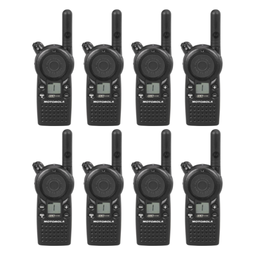 8 Pack Motorola CLS1110 UHF 1 Watt 1 Channel Lightweight Radio