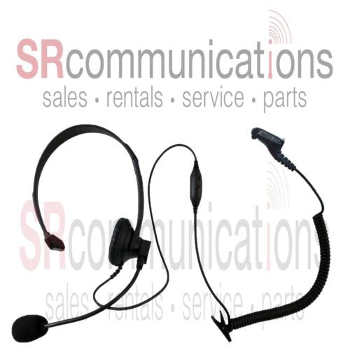 Single Ear Boom Mic HEADSET Motorola TRBO XPR XPR6300 XPR6350 XPR6500 XPR6550