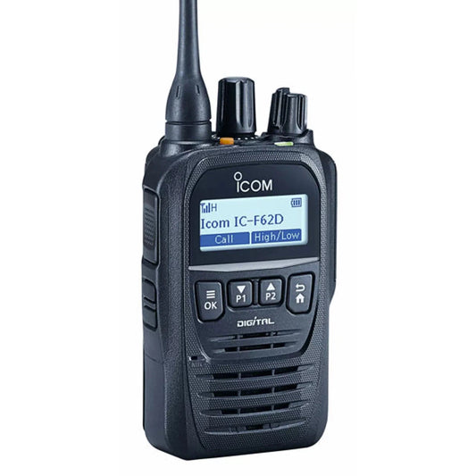 ICOM F62DUL 22 450-512MHz 512 CH UHF 5 WATT PORTABLE MAN DOWN TWO WAY RADIO