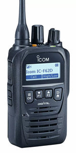 ICOM F62DUL 22 450-512MHz 512 CH UHF 5 WATT PORTABLE MAN DOWN TWO WAY RADIO