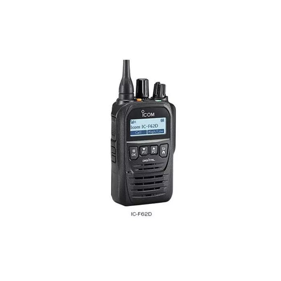 ICOM  F62D 17 400-470MHz Portable 512CH 5W Digital UHF Two Way Radio