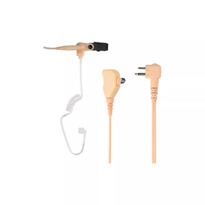 Motorola PMLN6445 Beige 2-Wire Surveillance Earpiece Kit With Clear Tube