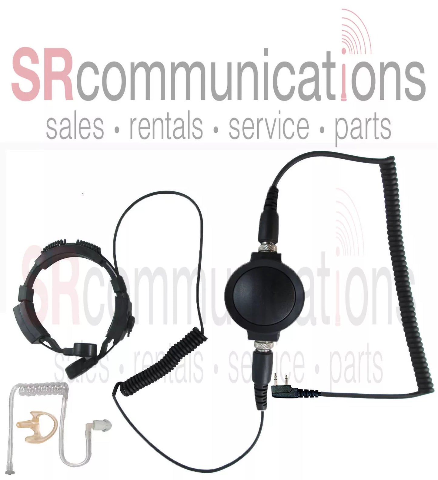 Throat Mic Earpiece Earmold Kenwood ProTalk TK2100 NX220 NX320 TK3100 TK2170