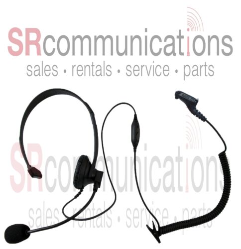 Single Ear Boom Mic HEADSET Motorola TRBO XPR XPR6300 XPR6350 XPR6500 XPR6550
