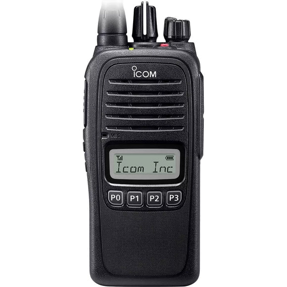 ICOM F2100DS 76 450-512MHz portable 128 CH UHF 4W Limited Keypad Twoway Radio