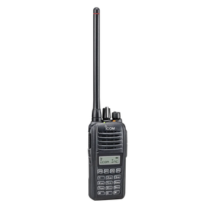 ICOM F2000T 90 Analog UHF Portable 450-512 MHz 4 WATT 128 CHAN DTMF KEYPAD RADIO
