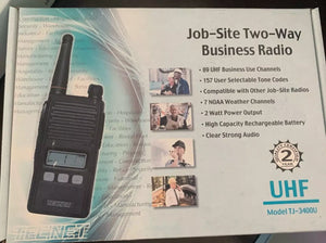 Technet TJ-3400U Job-Site Two-Way Radio