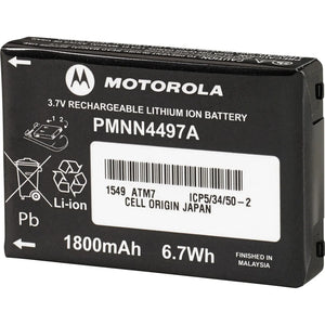 Motorola PMNN4497AR 1800mAh 3.7V Rechargeable Li-Ion Battery