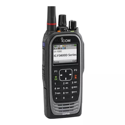 ICOM F4400DT 71 UHF Digital 380-470 MHz 5W, 1024 Channels Full DTMF Keypad Radio