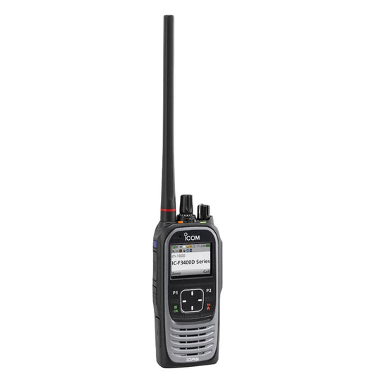 ICOM F4400DS 43 UHF 5W 450-512 MHz 1024CH DIGITAL SIMPLE KEYPAD TWO WAY RADIO