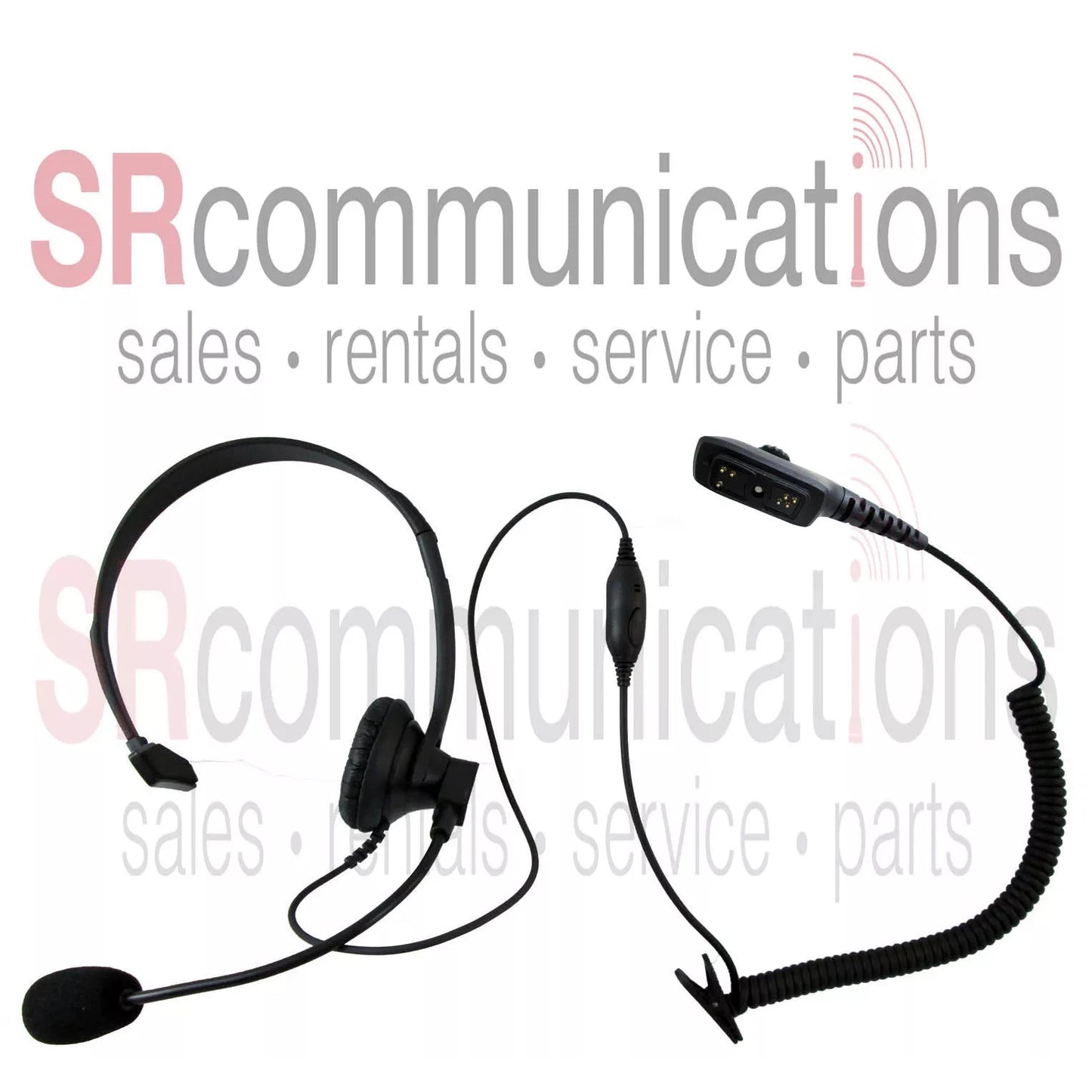 Single ear with boom mic headset Hytera DMR series PD702 PD782 PD782G PD702G