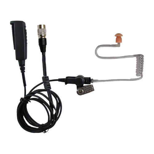 Pryme SPM-2305QD Two Wire discreet Headset with Acoustic Tube Mic for Quick Disconnect Adapters